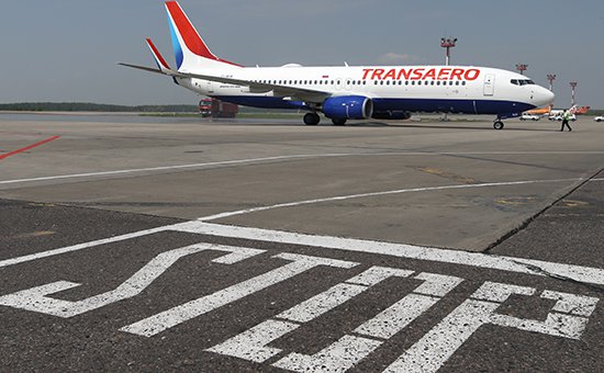 Акции «Трансаэро» после отмены десятков рейсов подешевели до 6,5 руб.
