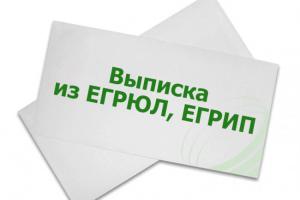 выписка из егрюл