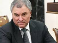 Председатель Государственной Думы РФ Вячеслав Володин