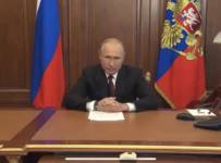 телеобращение Владимира Путина