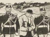 Теофиль-Александр Стейнлен. Без гроша за душой. Изгнание банкрота (фрагмент). 1894